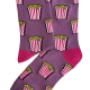 Purple Popcorn socks