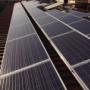 Panels mounted with KD Solar Mounting Material