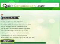 Quick Consolidation Loans's website