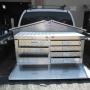 Sloped toolbox(douple doors with drawers include)