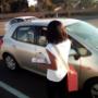 Promoters working an intersection