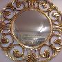Gold carved mirror