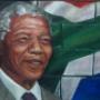 Madiba with Flag