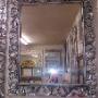 Silver carved Bali Mirror