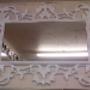 White Carved Bali mirror