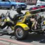 Cruising the streets in style.