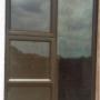 1200x1500 Bronze aluminium top hung window
