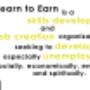 Learn to Earn Mission Statement