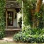 Garden entrance into Blue Mango