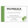300 x Single Side Print + UV Spot Cards