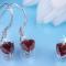 Garnet-Heart-Set