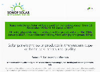 Sonop Solar's website