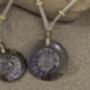 Ammonite Button Necklaces