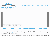 Big Top Tents's website