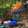 Outdoor jungle gym at Kiaat Ridge School