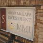 Stencil Cut Brushed aluminum sign