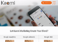 Kaomi Marketing's website
