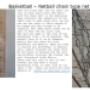 Basketball chain nets