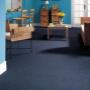 The broadloom carpet from Belgotex’s Colour Rib is a stylish and durable flooring solution for heavy residential areas. Get it now in Blue Bottle shade.
