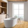 The Heterogeneous Vinyl flooring in Texas Oak 136L from Belgotex’s Strut range is a durable vinyl tile that will give your bathroom a modern look.