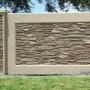 Faux Stone Wall