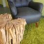 Uploaded by visitor on 2017/05/17 - Reupholstered Wingback Chair