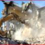 Crane Pulling Down A Building in Ballito