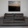 Uploaded by visitor on 2017/09/05 - Refurbished two seater sofa in charcoal finish.