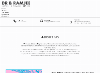 Dr Ramjee cosmetic dental practice's website