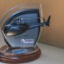 Airbus 3D helicopter model trophy
