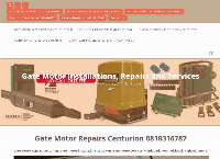 Gate Motor Repairs and Installation