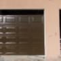 Single brown sectional door