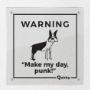 Boston Terrier Warning Sign