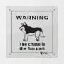 Husky Warning Sign