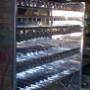 Stainless battery charger racks