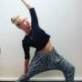 Navy Mosiac Print Pants