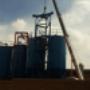 Start of installation of Tower with Cat Ladder