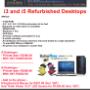 i3 and i5 Refurbished desktops