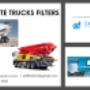 concrete mixer & pump filters
