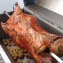 Whole Lamb on Spit
