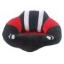 Plush Baby Chair - Black & Red