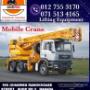 Andrik Mobile crane training school in Pretoria