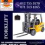 FORKLIFT TRAINING AND CERTIFICATE