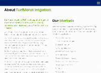 Turfmanzi Irrigation Solutions's website