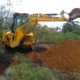 Digging a septic tank