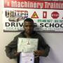 code 10 student and front end loader operator