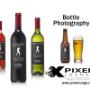 Wine bottle photography
