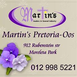 Martin's Funerals Pretoria-East