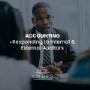 Responding to external auditors