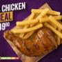 Fill up on Real taste and Real value, with the Flame-Grilled ¼ Chicken meal from Steers® Vredendal.